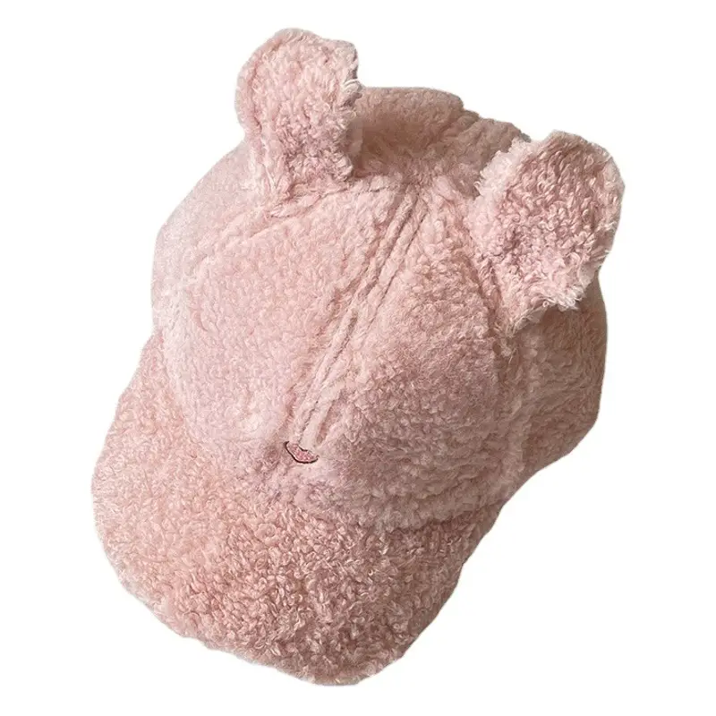 Autumn Rabbit Hat for Girls Warm Cap