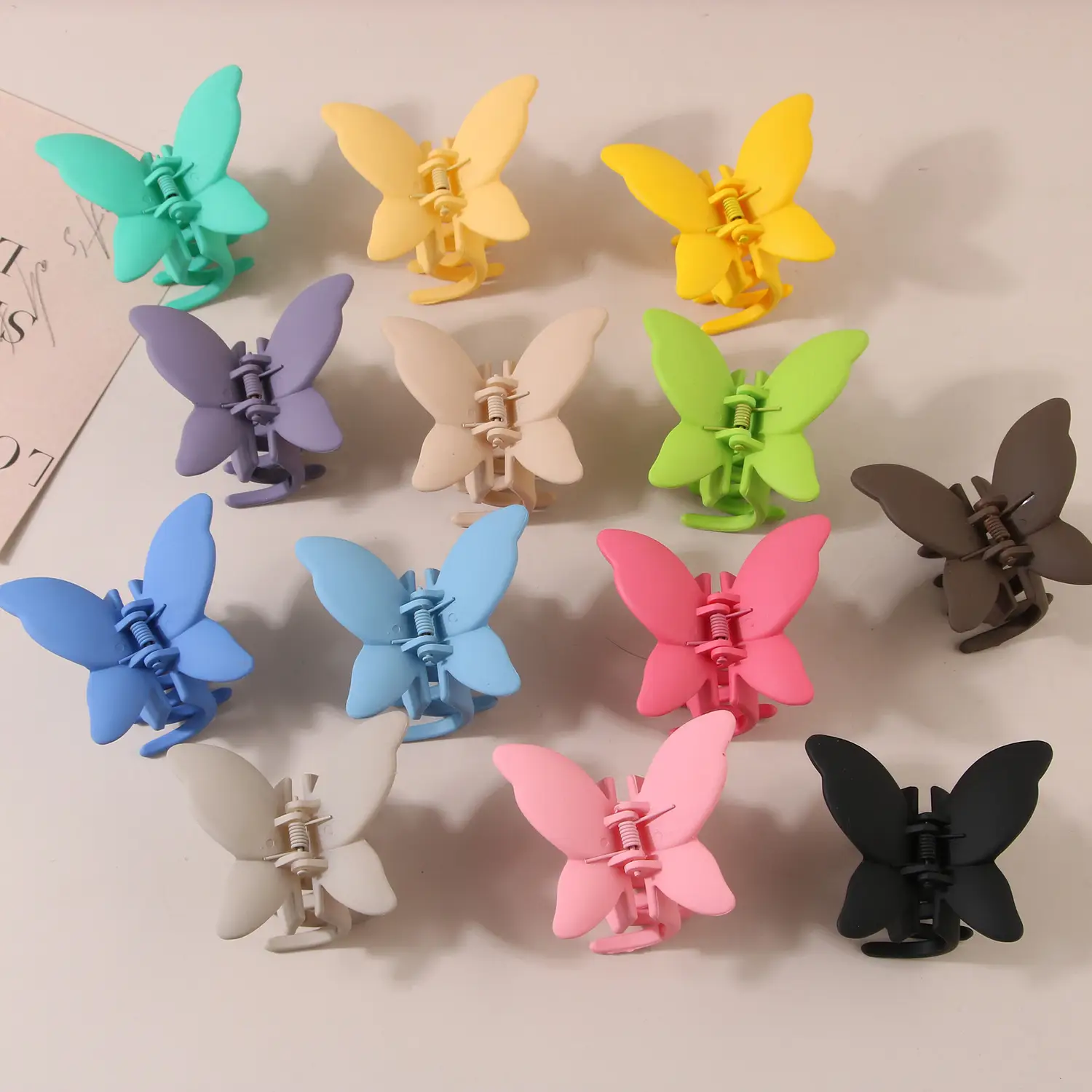 Yellow Butterfly Hair Clip for Women — feature 2