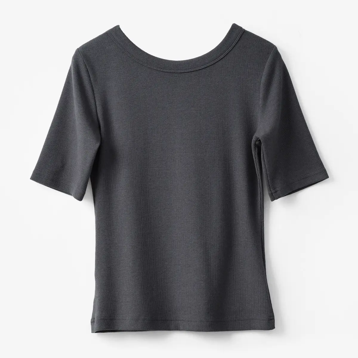 Women's Ribbed Slim Fit T-Shirt 300g Ecocos — feature 15