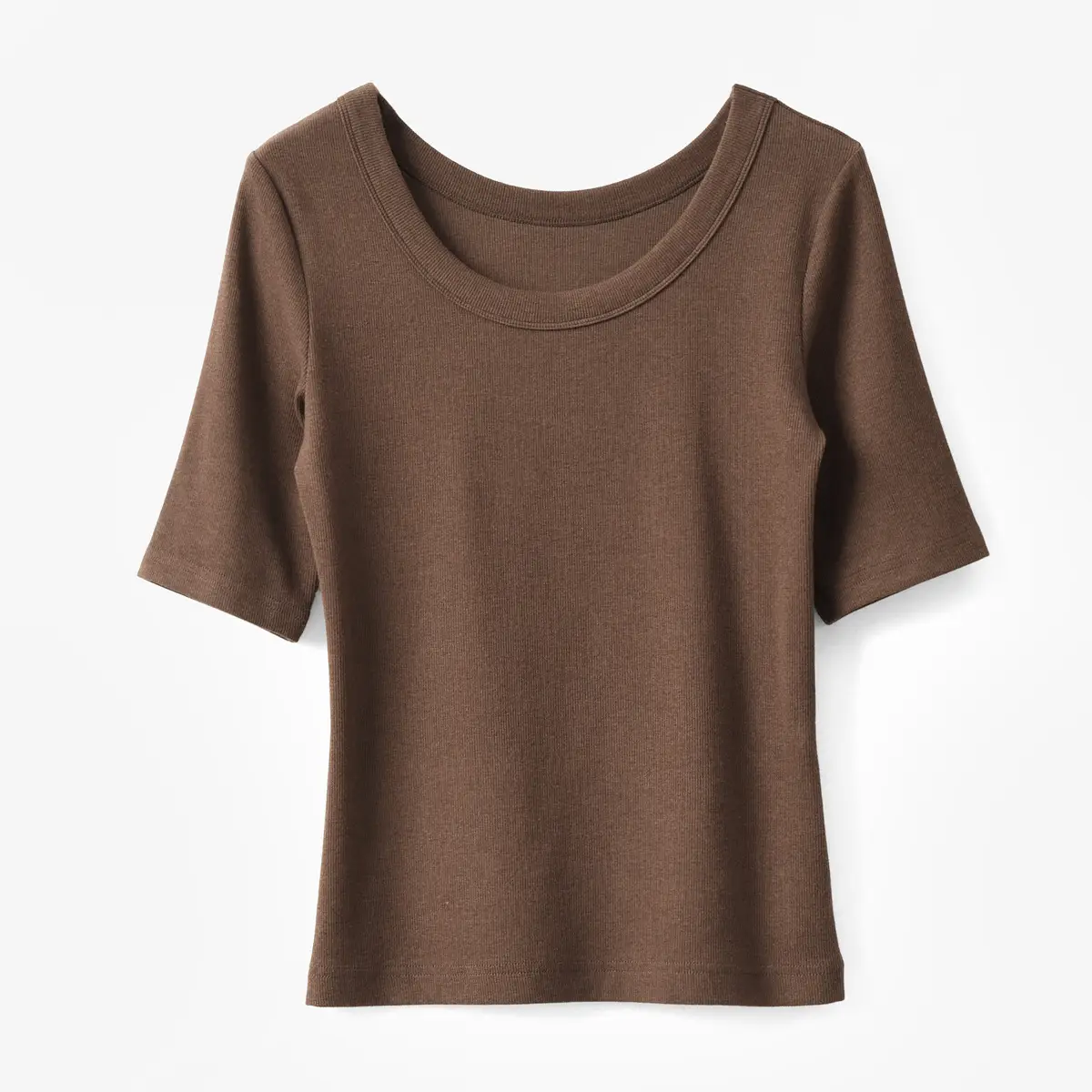 Women's Ribbed Slim Fit T-Shirt 300g Ecocos — feature 25