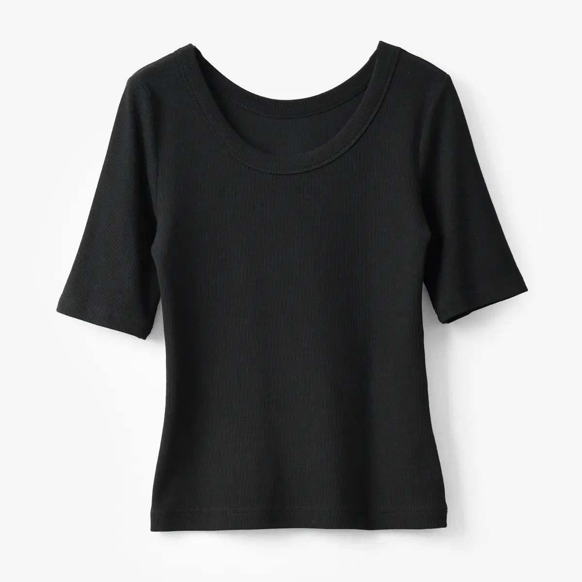 Women's Ribbed Slim Fit T-Shirt 300g Ecocos — feature 26