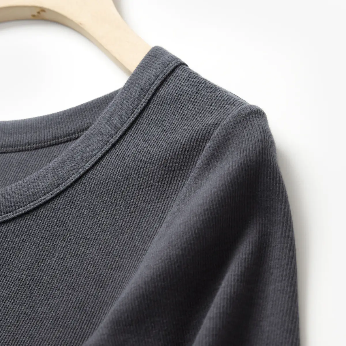 Women's Ribbed Slim Fit T-Shirt 300g Ecocos — feature 30