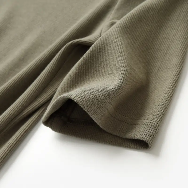 Women's Ribbed Slim Fit T-Shirt 300g Ecocos — feature 35