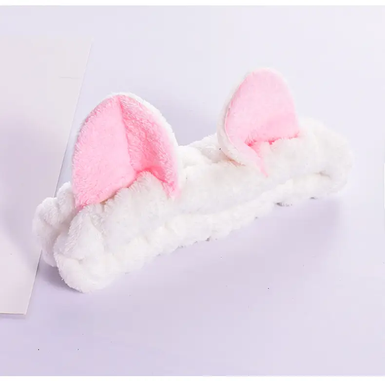 Cute Cat Ears Wash Face Hair Band Folded Ear Cat Hair Accessories — feature 13