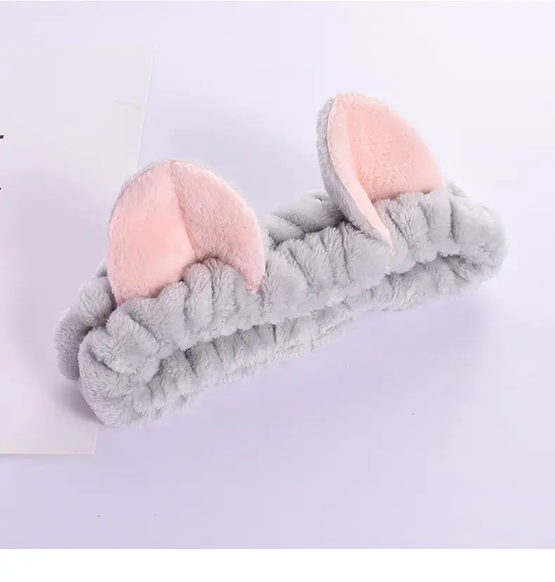 Cute Cat Ears Wash Face Hair Band Folded Ear Cat Hair Accessories — feature 14