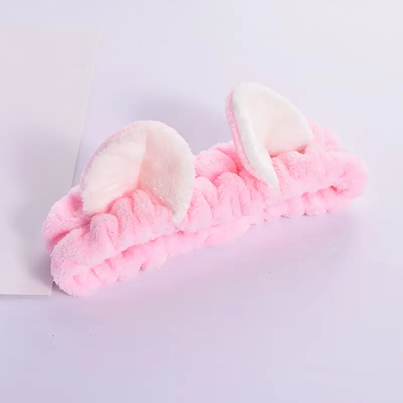 Cute Cat Ears Wash Face Hair Band Folded Ear Cat Hair Accessories - Image 2