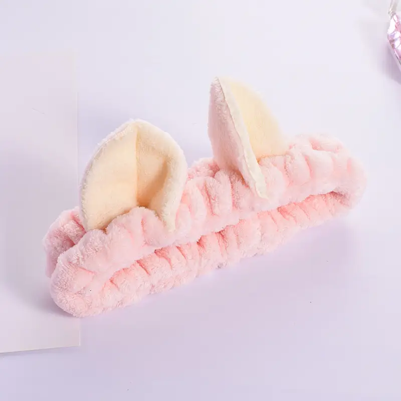Cute Cat Ears Wash Face Hair Band Folded Ear Cat Hair Accessories - Image 5