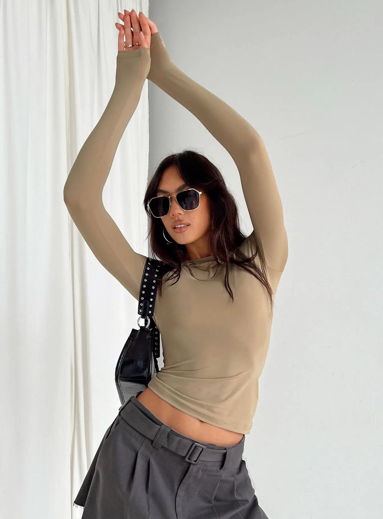 Blue Asymmetrical Slim Fit T-Shirt 2023 — feature 11