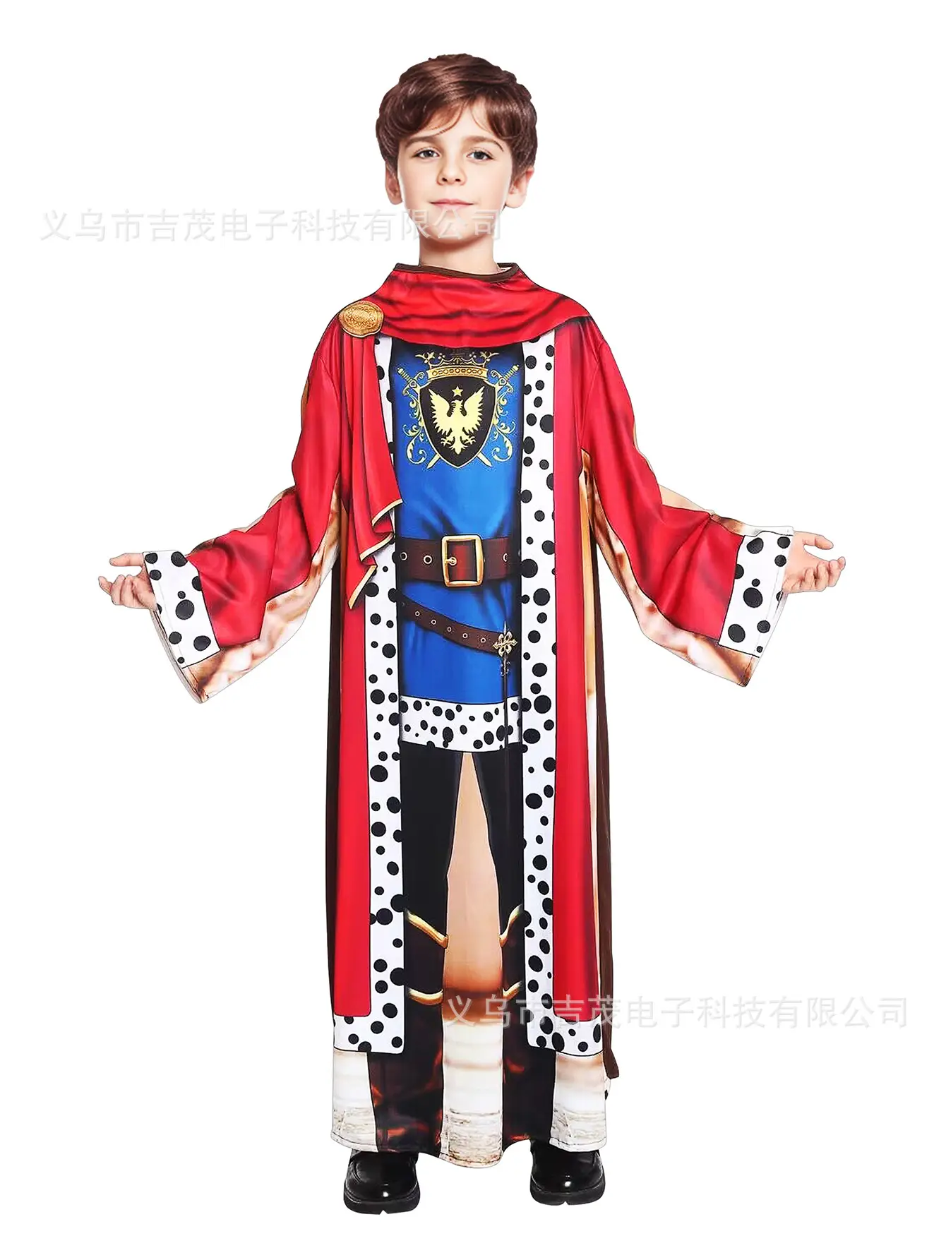 Cute Boy Pirate Costume Red Pants Black Jacket — feature 24