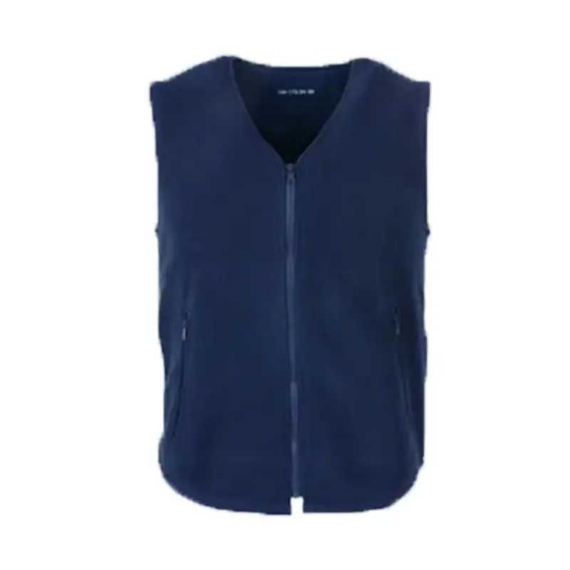 Navy Blue Fleece Vest Military Fan Style Winter Men - Image 8