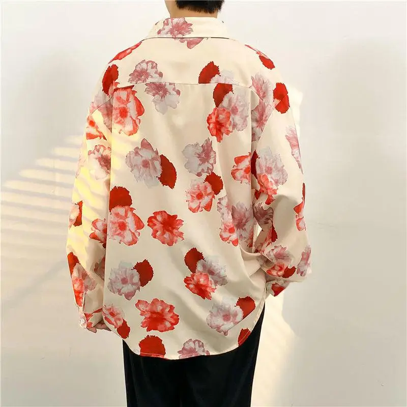 Men's Floral Oversize Shirt Spring Autumn 2022 — feature 14