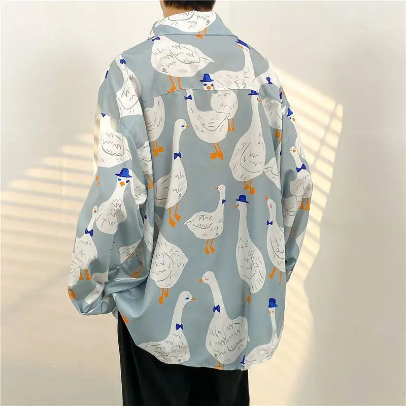Men's Floral Oversize Shirt Spring Autumn 2022 — feature 22