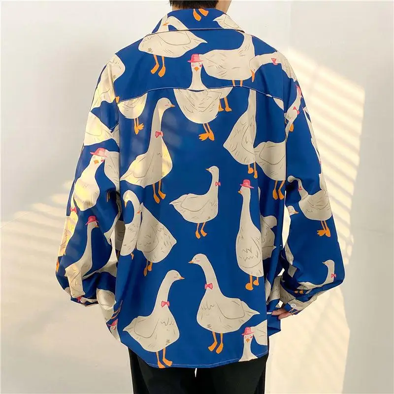 Men's Floral Oversize Shirt Spring Autumn 2022 — feature 24