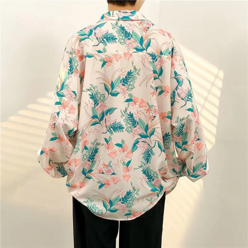 Men's Floral Oversize Shirt Spring Autumn 2022 — feature 28