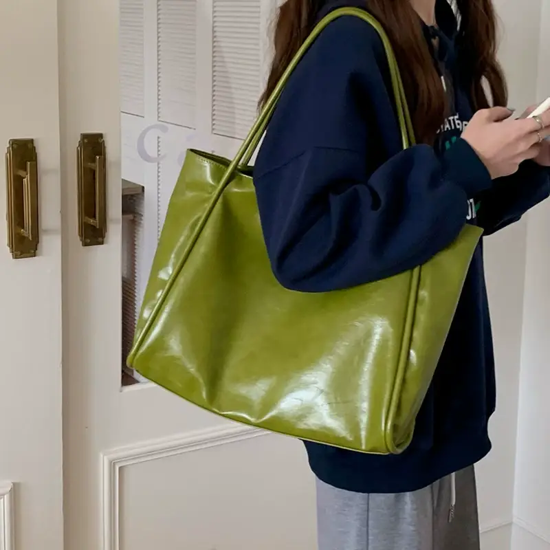 Women's Black Textured Tote Bag with Niche Design — feature 3