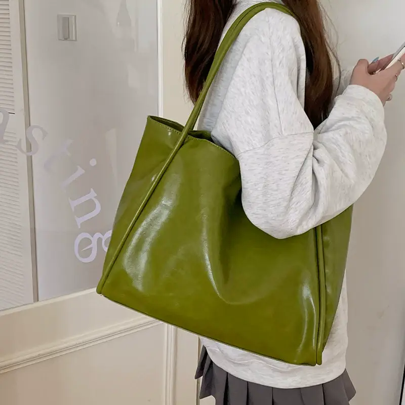 Women's Black Textured Tote Bag with Niche Design — feature 5