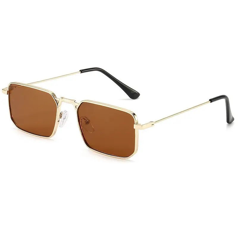 European American Metal Sunglasses Square Frame Women Men - Image 10
