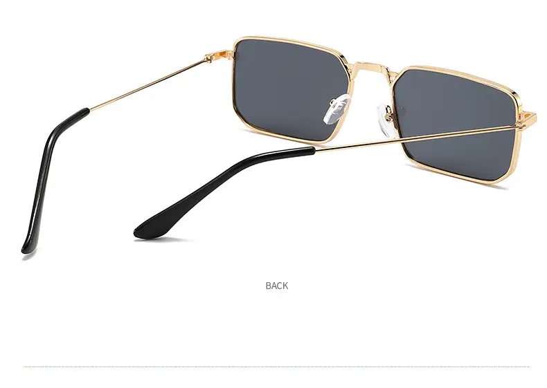 European American Metal Sunglasses Square Frame Women Men β feature 10