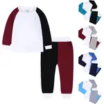 Red Long Sleeve Pajama Set for Girls Christmas Wear — feature 4