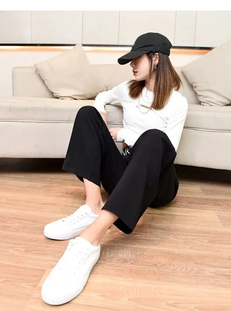 2026 Black Wide Leg Pants for Women Plus Size — feature 12