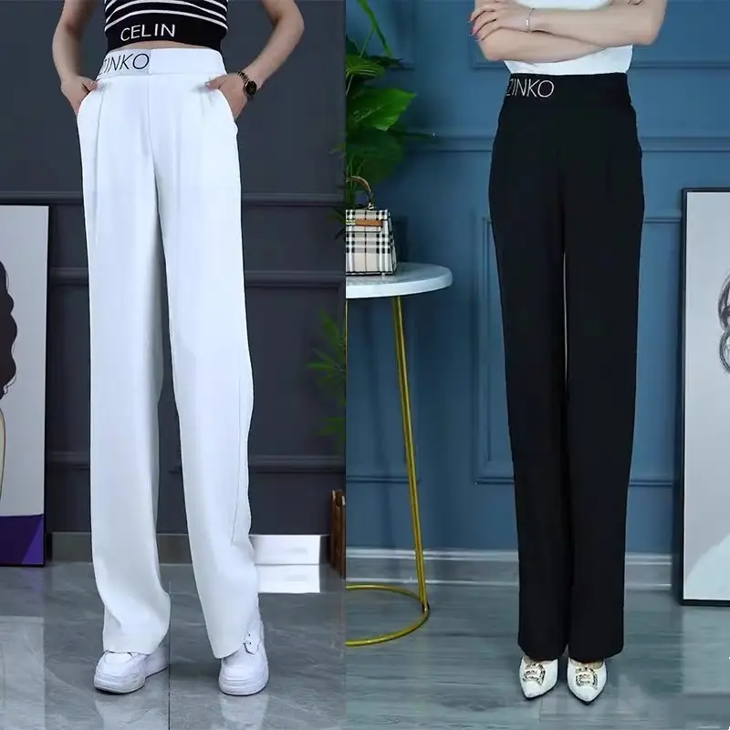 2026 Black Wide Leg Pants for Women Plus Size — feature 5