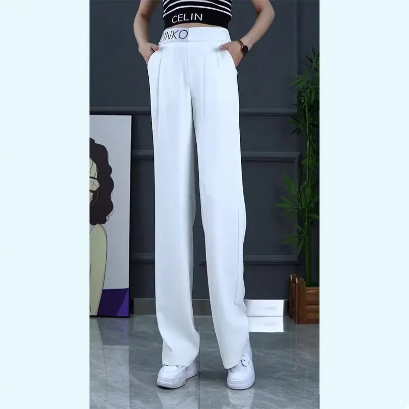 2026 Black Wide Leg Pants for Women Plus Size