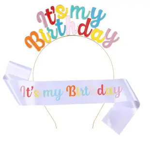 Roses Gold Rhinestone Digital Crown Hairband for Birthday Party — feature 23