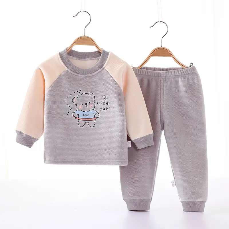 New Kids Winter Pink Velvet 2-Piece Suit - Image 4