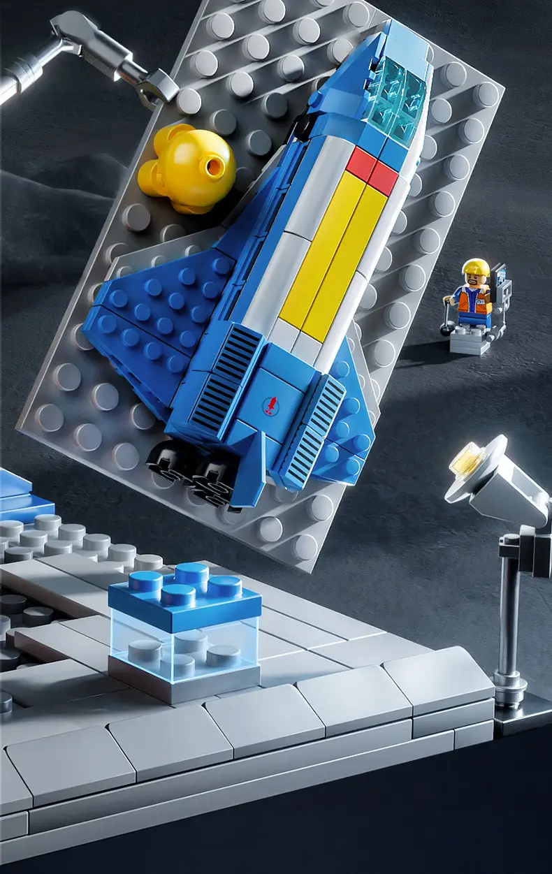 Lego Space Rocket Building Toy for Kids — feature 11