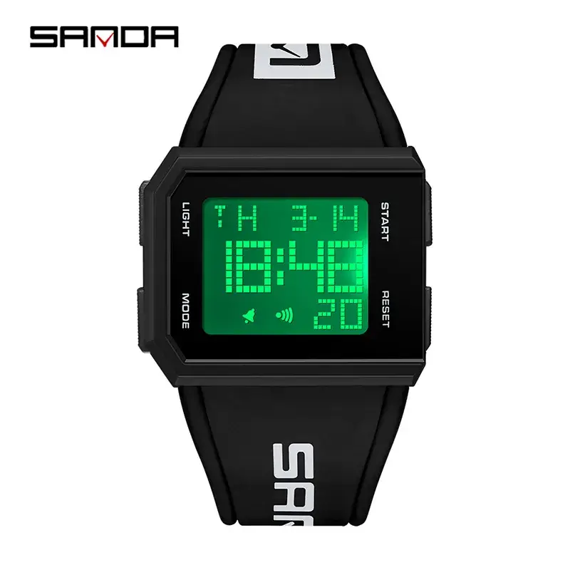 Sanda Red LED Digital Watch for Men Women - Image 11