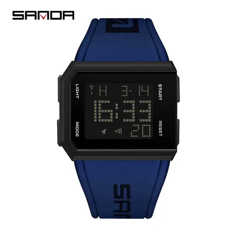 Sanda Red LED Digital Watch for Men Women - Image 4