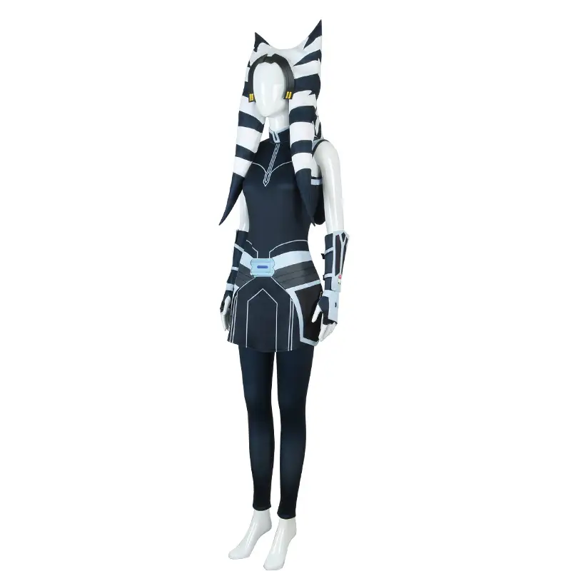 Mido Star Wars Clone War Acoka Tano Cos Suit Female Azakin Costume