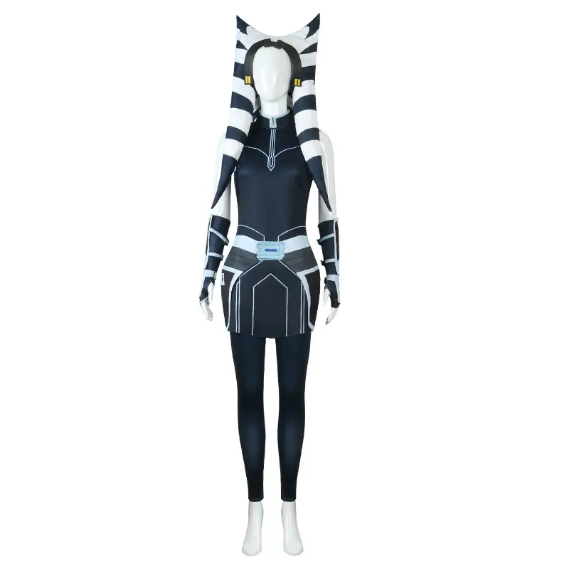Mido Star Wars Clone War Acoka Tano Cos Suit Female Azakin Costume
