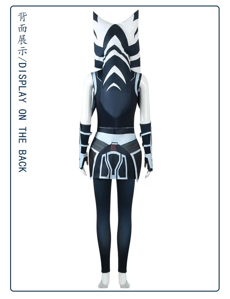 Mido Star Wars Clone War Acoka Tano Cos Suit Female Azakin Costume — feature 10