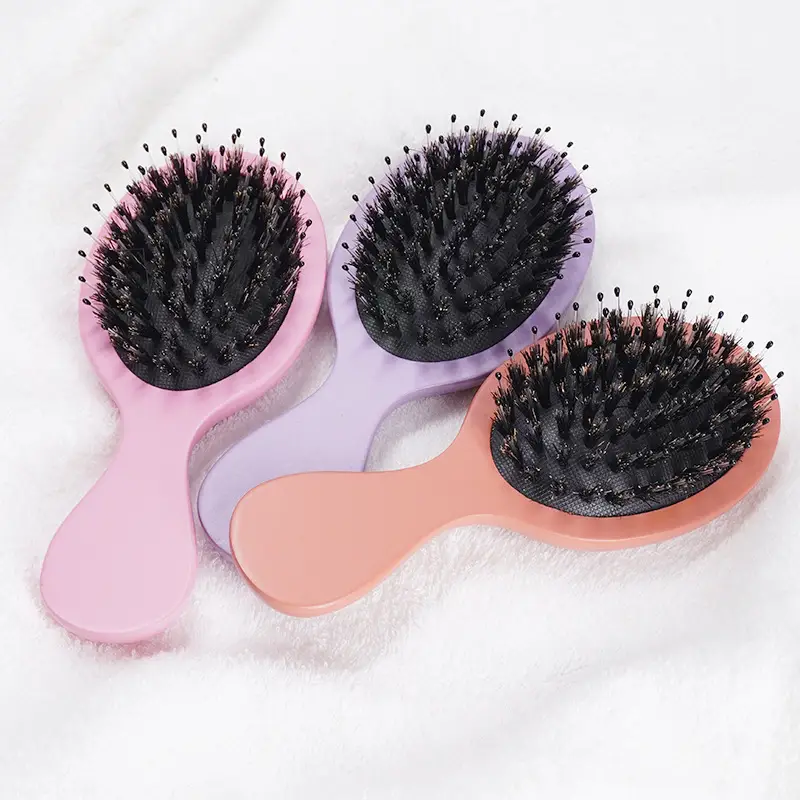 Mini Air Cushion Hair Comb with Anti-Frizz Bristles - Image 3