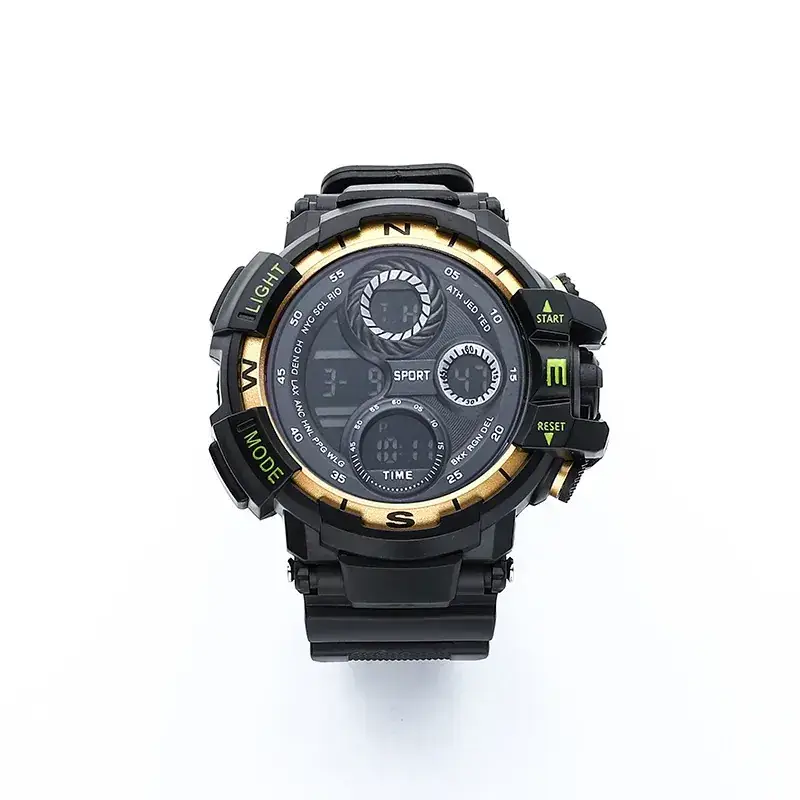 Men's RGB Digital Sport Watch Black with LED Display - Image 4