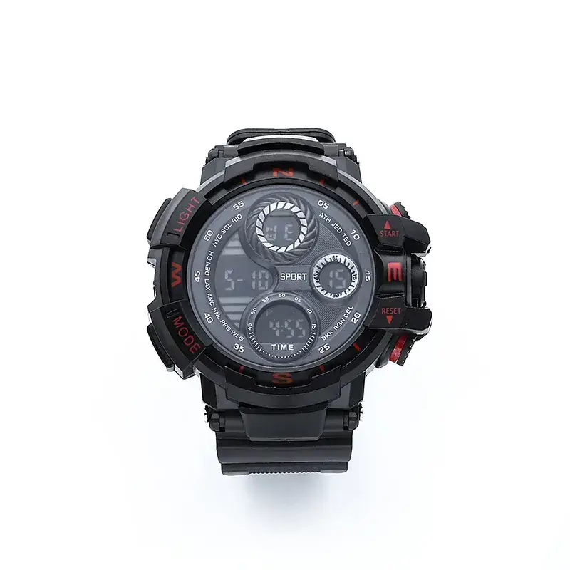 Men's RGB Digital Sport Watch Black with LED Display - Image 6