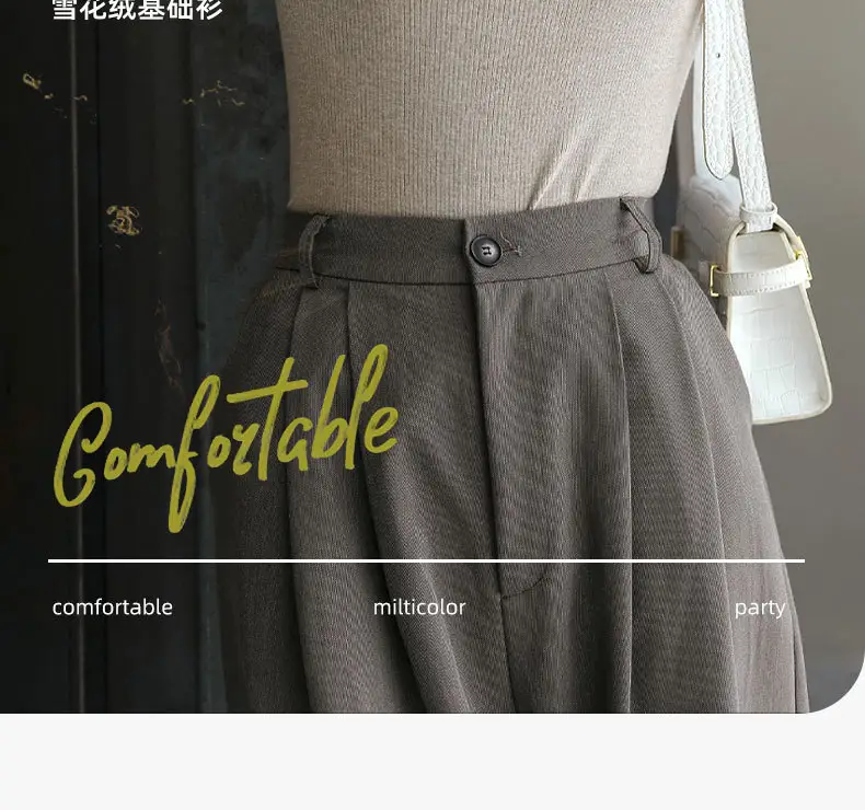 Women Long-Sleeve Slim Fit Sweater Top Black Knit Autumn Winter — feature 4
