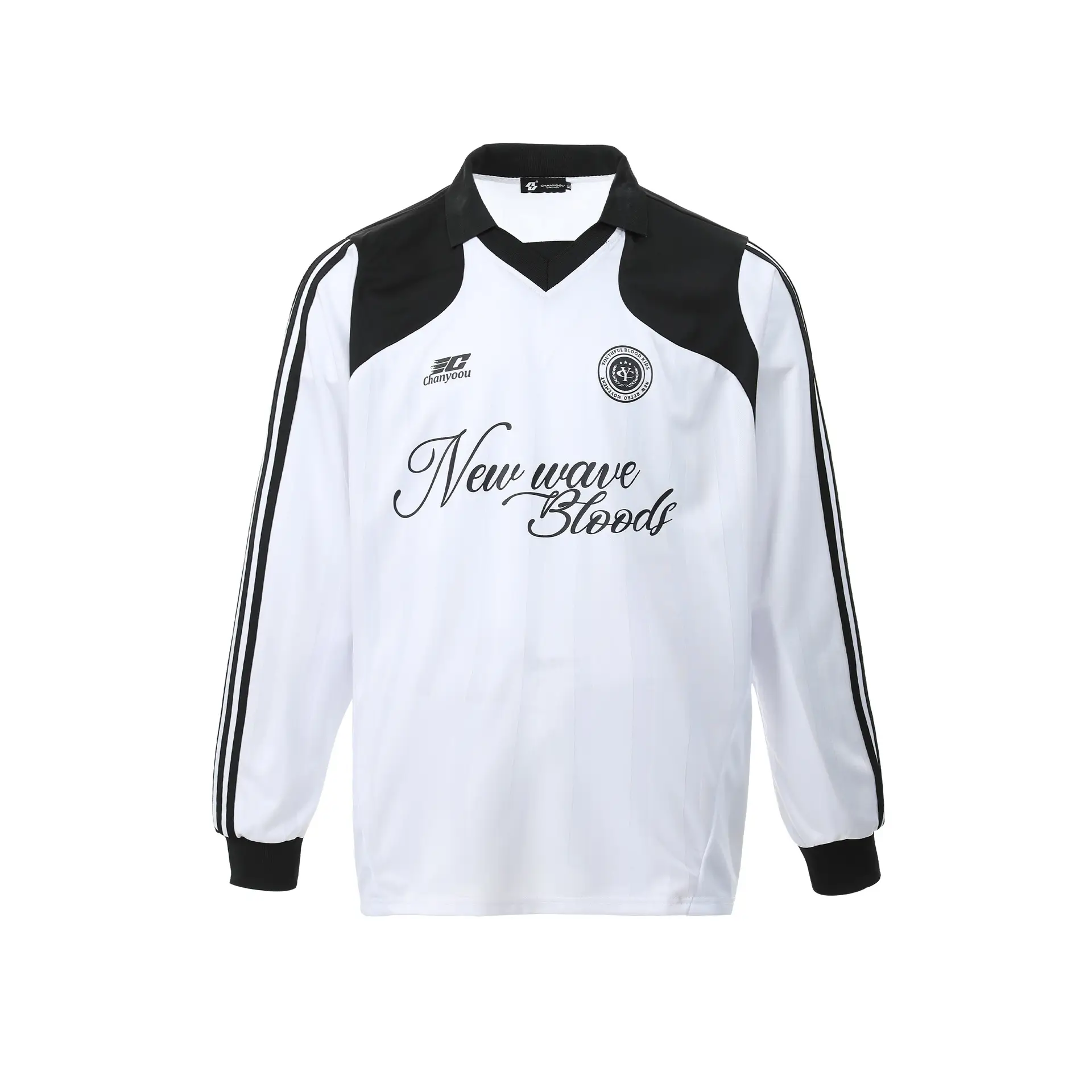 Men's Full Vitality Red Sweatshirt Black White