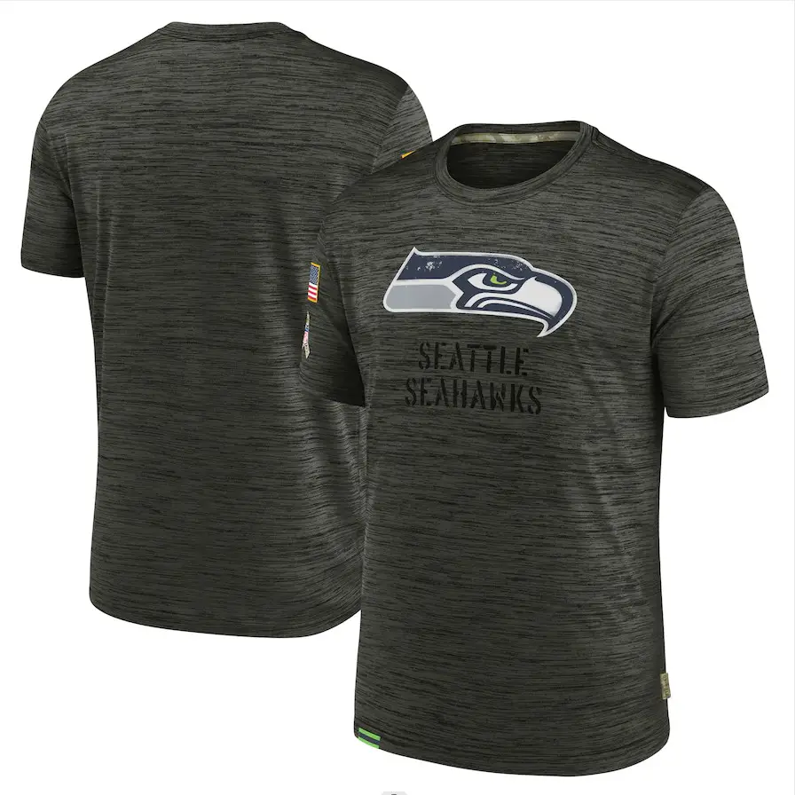 Tampa Bay Buccaneers Men's Navy Gray Rugby T-Shirt