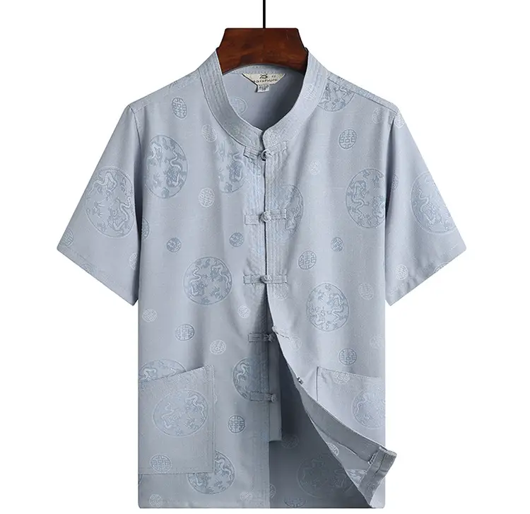 Men's Chinese Style Cotton Linen Suit Summer Wear — feature 11