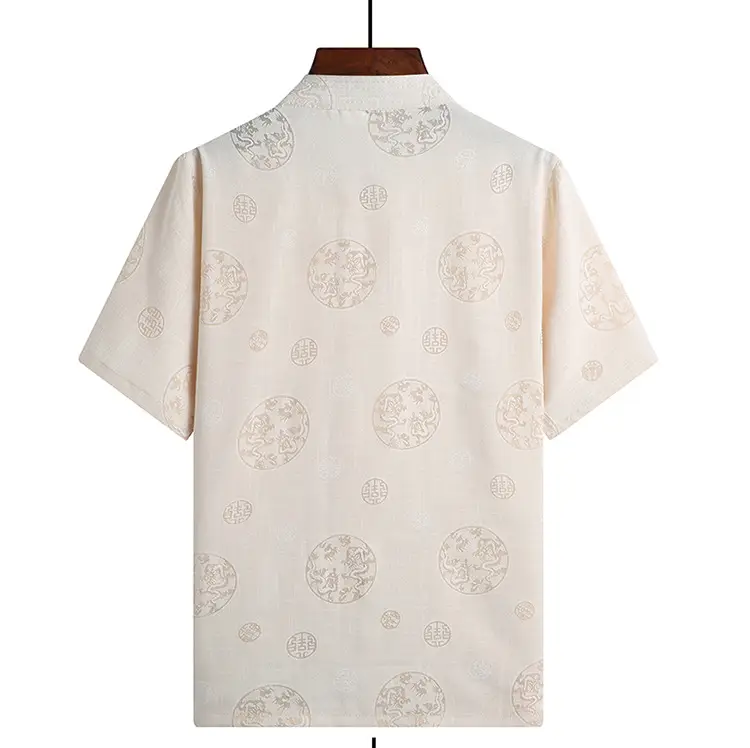 Men's Chinese Style Cotton Linen Suit Summer Wear — feature 12