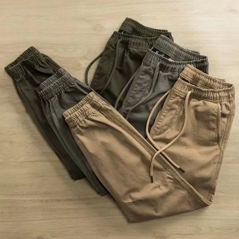 Men's Work Pants Loose Construction Spring Autumn Wear — feature 14