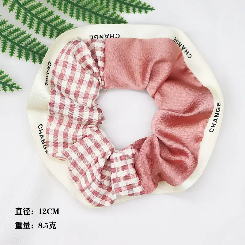 Women's Silk Hair Ring with "CHANCE" Design - Image 12