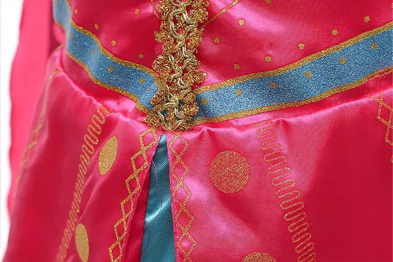 Princess Jasmine Aladdin Dress Pink Blue 2022 Summer — feature 10