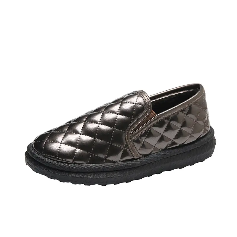 2025 Winter Slip-on Women's Fleece Lined Bean Shoes - Image 7