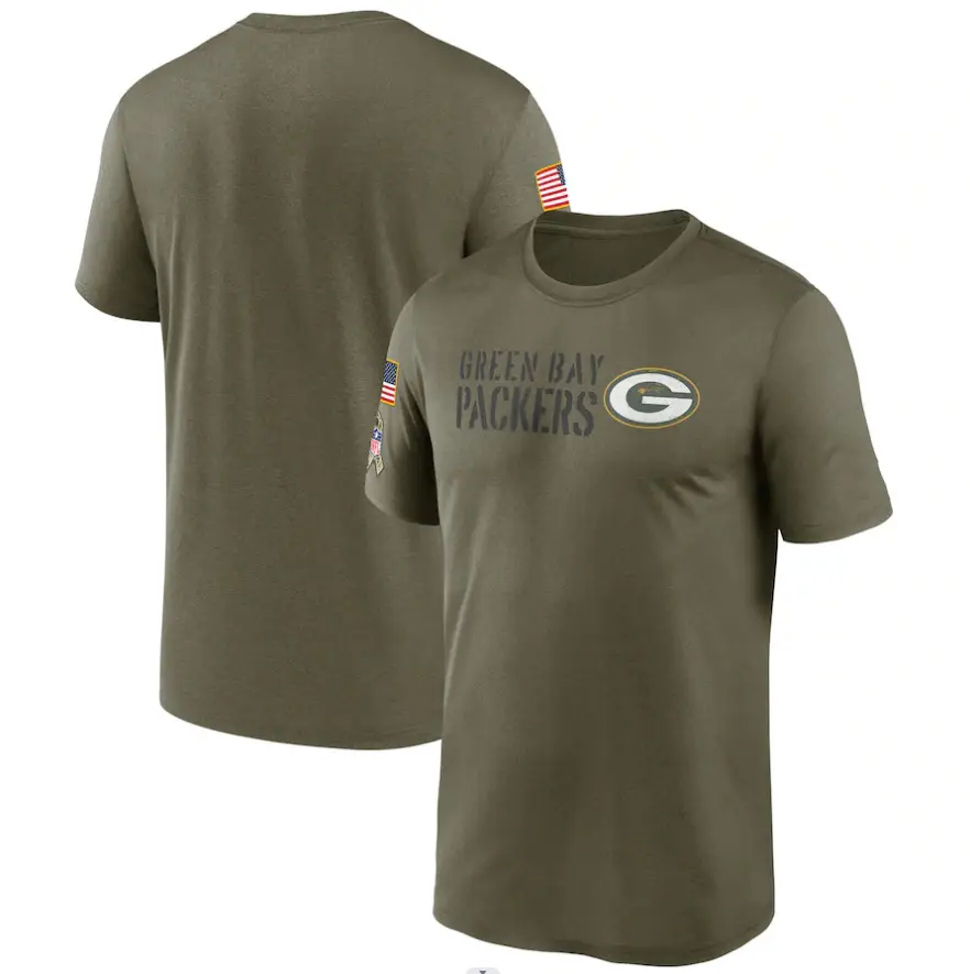 Men's Tennessee Titans NFL Cotton T-Shirt Olive Green Large - Image 12