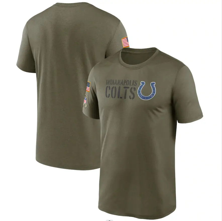 Men's Tennessee Titans NFL Cotton T-Shirt Olive Green Large - Image 14