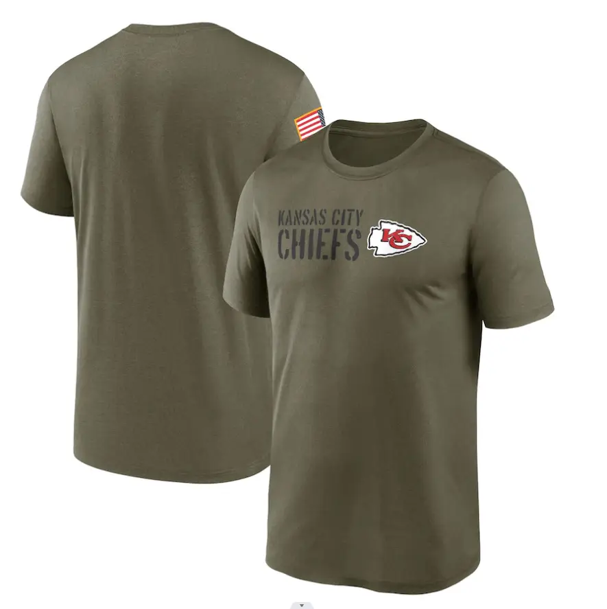 Men's Tennessee Titans NFL Cotton T-Shirt Olive Green Large - Image 16