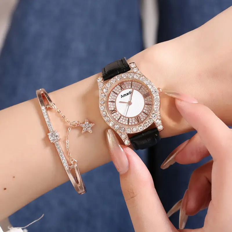 New Women's Two-Piece Watch Set with Bracelet — feature 12